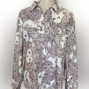 Chico's Multicolor Paisley Blouse